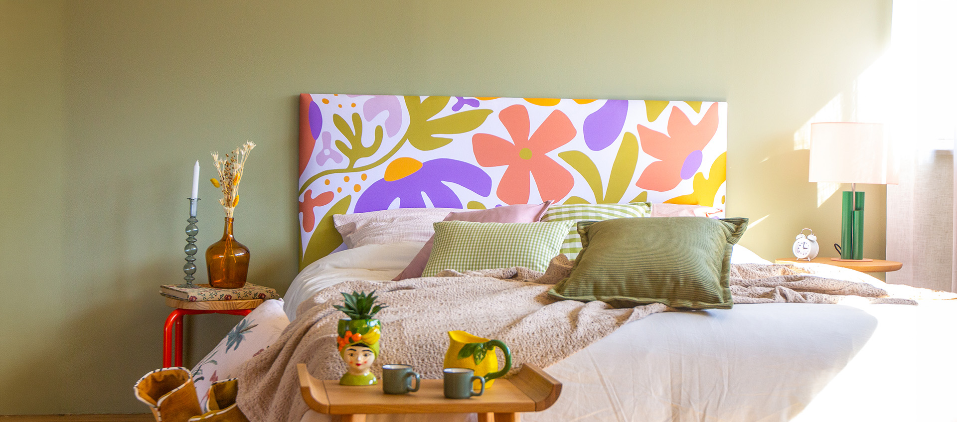 Flora tete de lit printemps